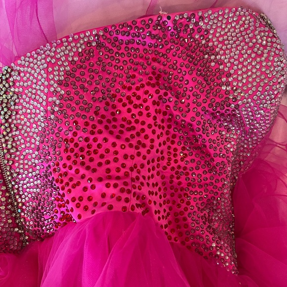 Sherri Hill rhinestone and tulle dress - Picture 6 of 12